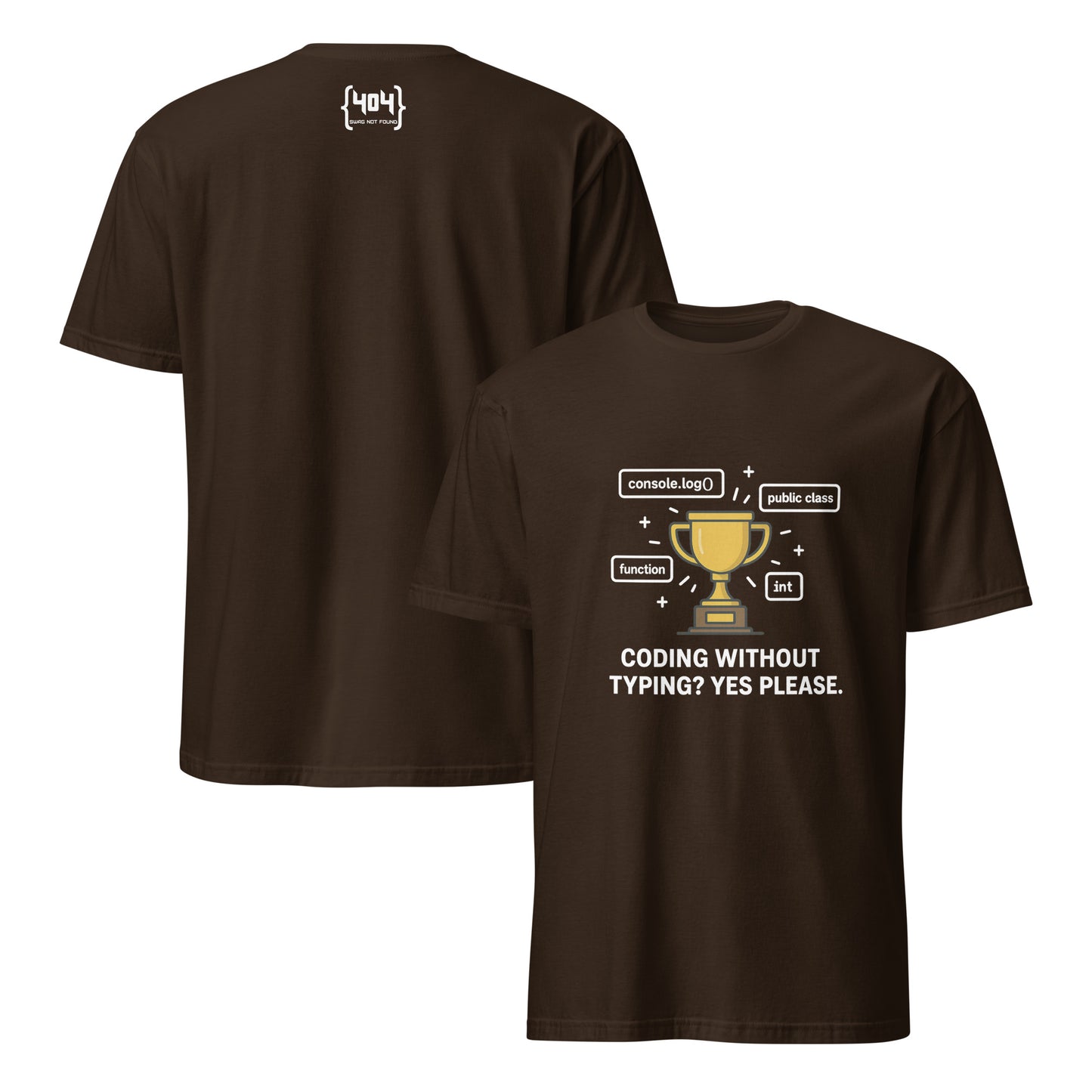 Coding Without Typing Champ - 404 Swag Not Found