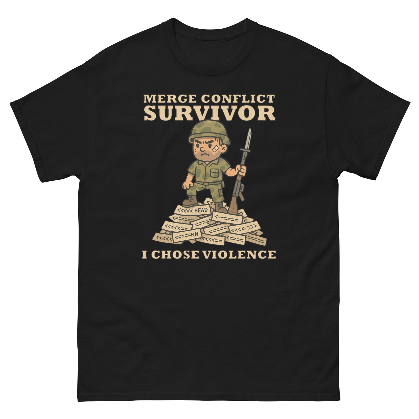 Merge Conflict Survivor - 404 Swag Not Found