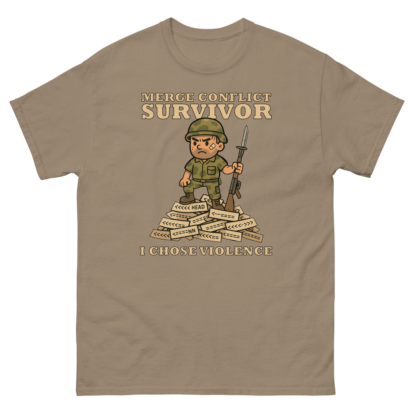 Merge Conflict Survivor - 404 Swag Not Found