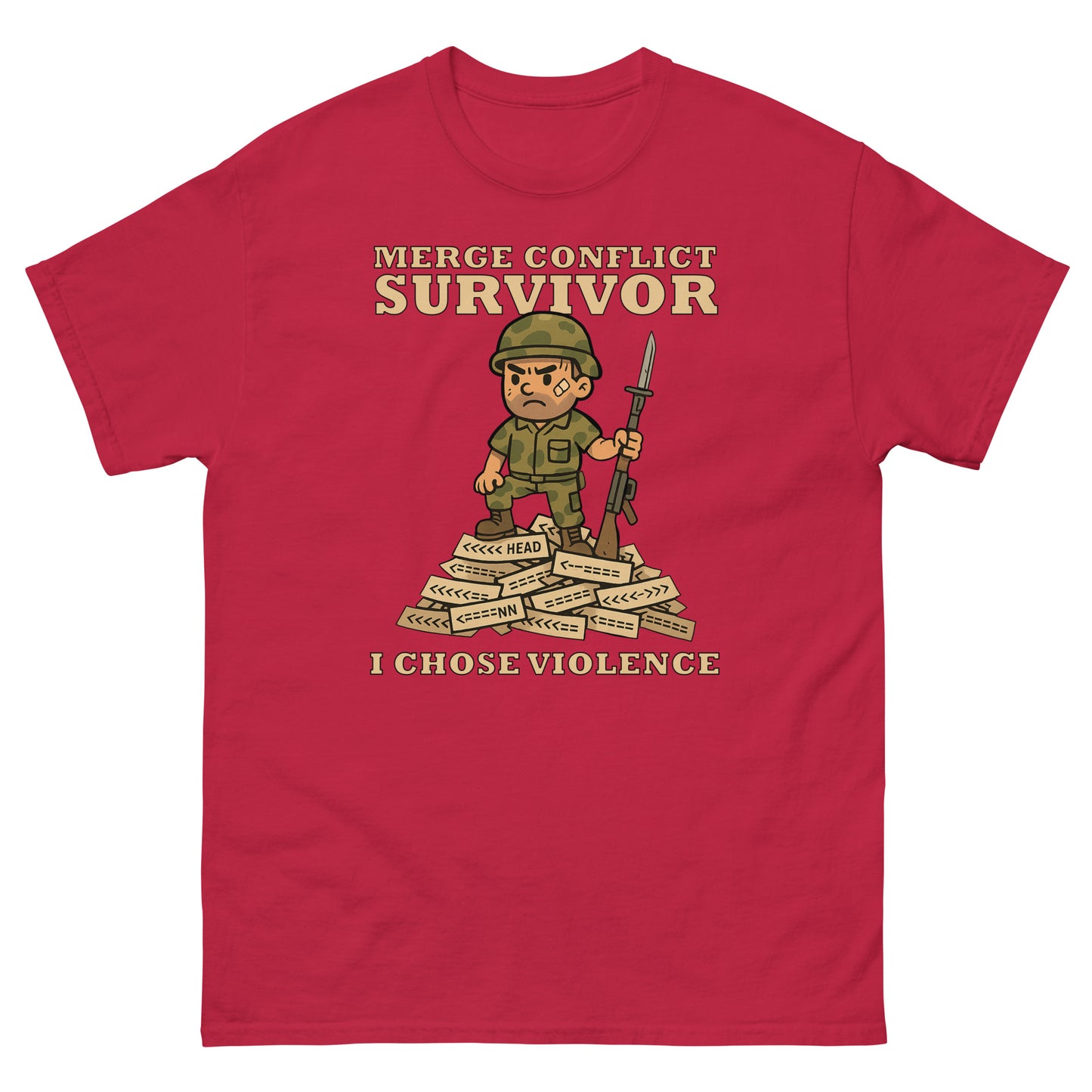 Merge Conflict Survivor - 404 Swag Not Found