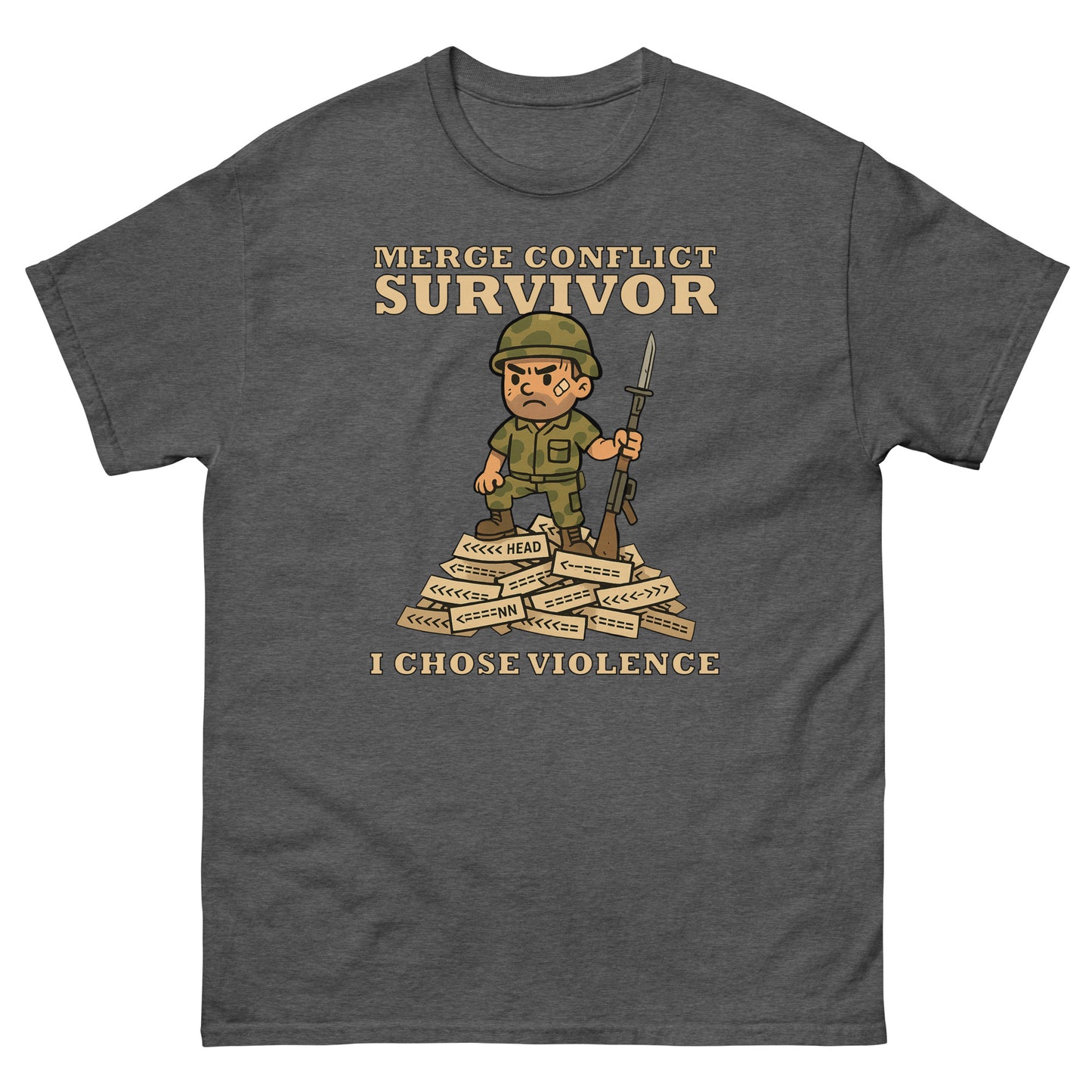 Merge Conflict Survivor - 404 Swag Not Found