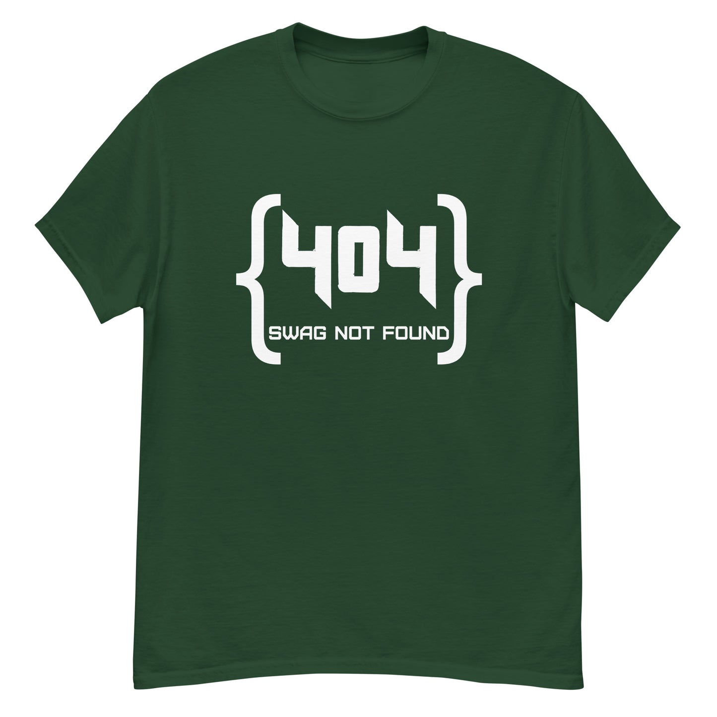 404 Swag Not Found Tee – Classic Cotton Geekwear - 404 Swag Not Found