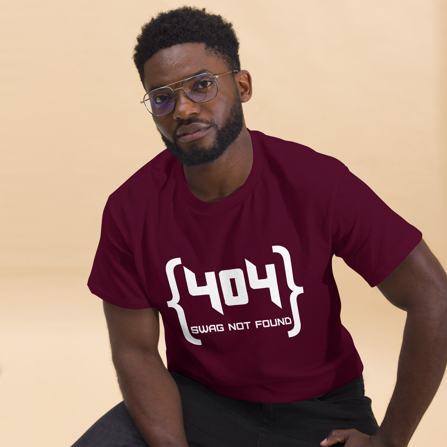 404 Swag Not Found Tee – Classic Cotton Geekwear - 404 Swag Not Found