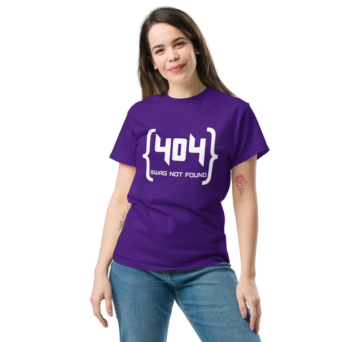 404 Swag Not Found Tee – Classic Cotton Geekwear - 404 Swag Not Found