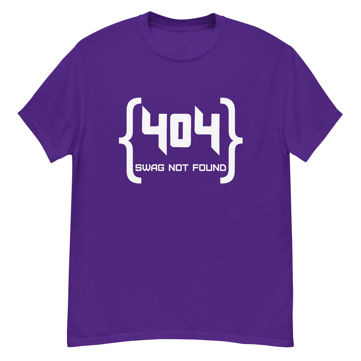 404 Swag Not Found Tee – Classic Cotton Geekwear - 404 Swag Not Found