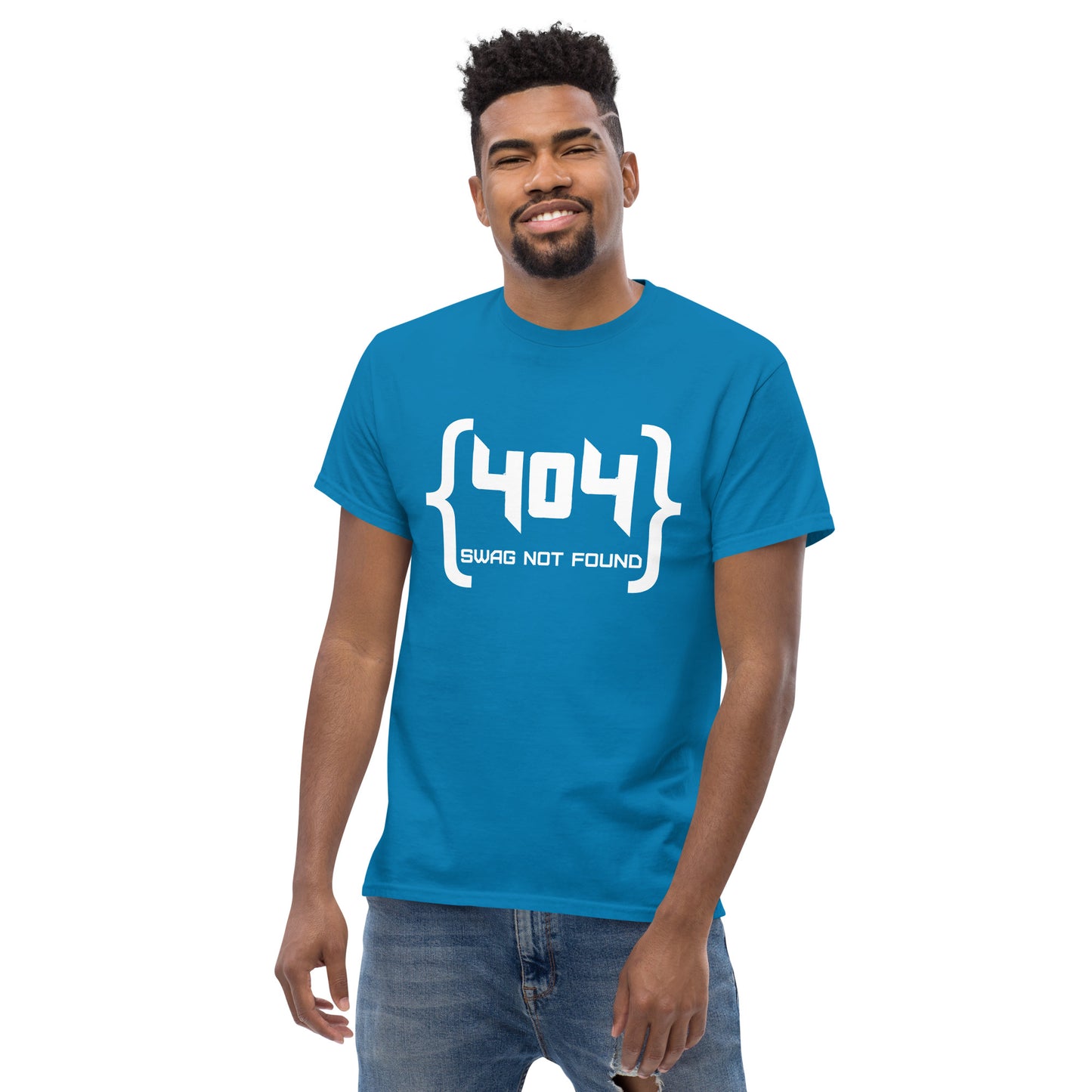404 Swag Not Found Tee – Classic Cotton Geekwear - 404 Swag Not Found