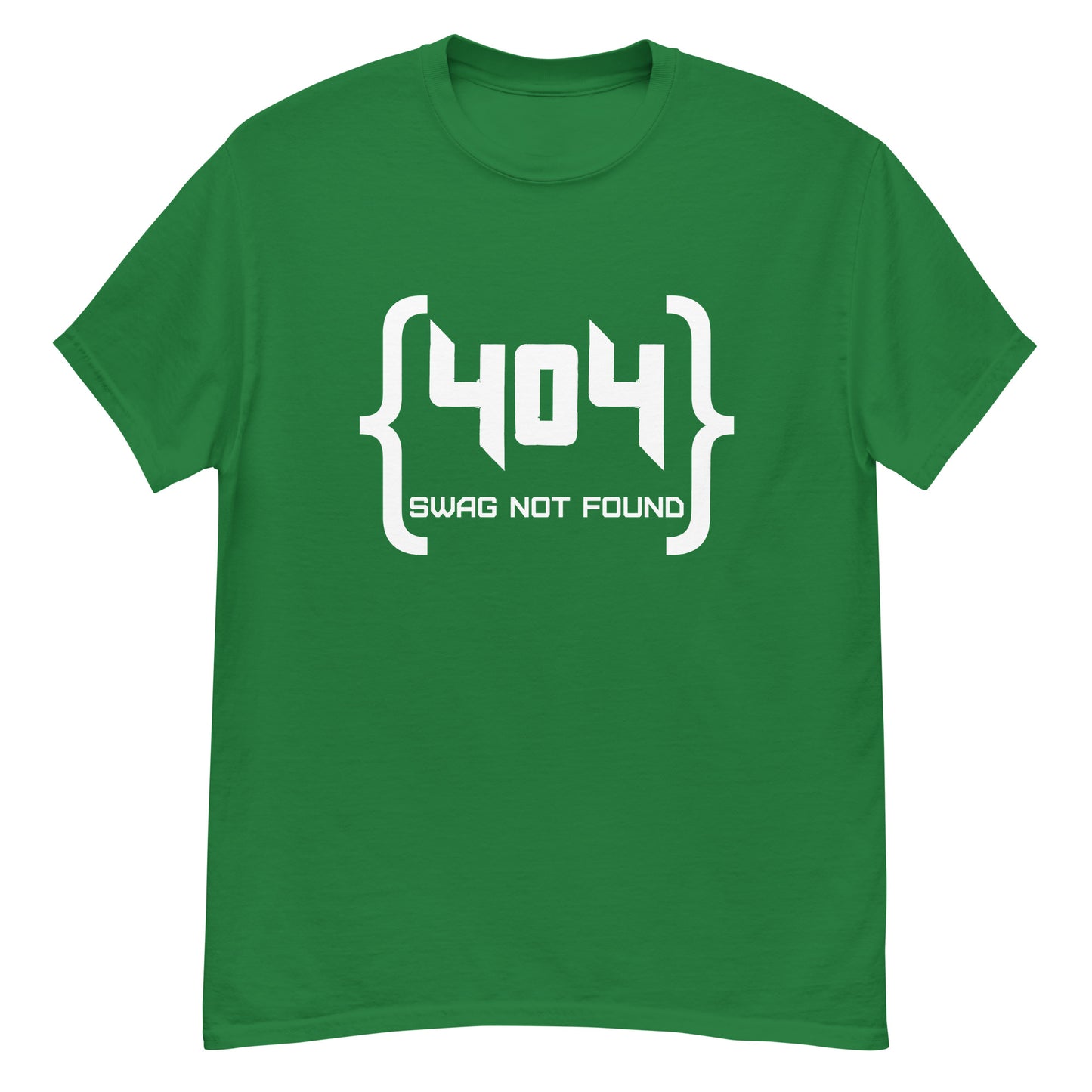 404 Swag Not Found Tee – Classic Cotton Geekwear - 404 Swag Not Found