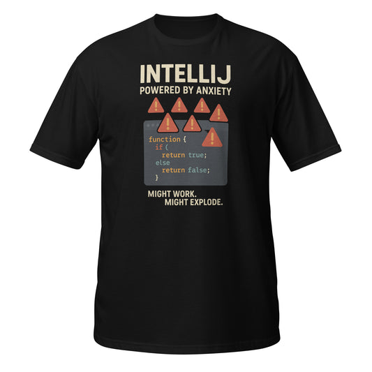 IntelliJ: Powered by Anxiety - 404 Swag Not Found 