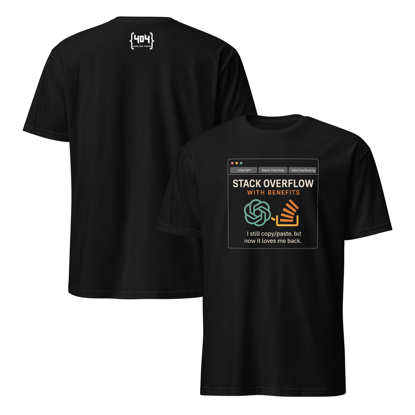 Stack Overflow with Benefits - 404 Swag Not Found 