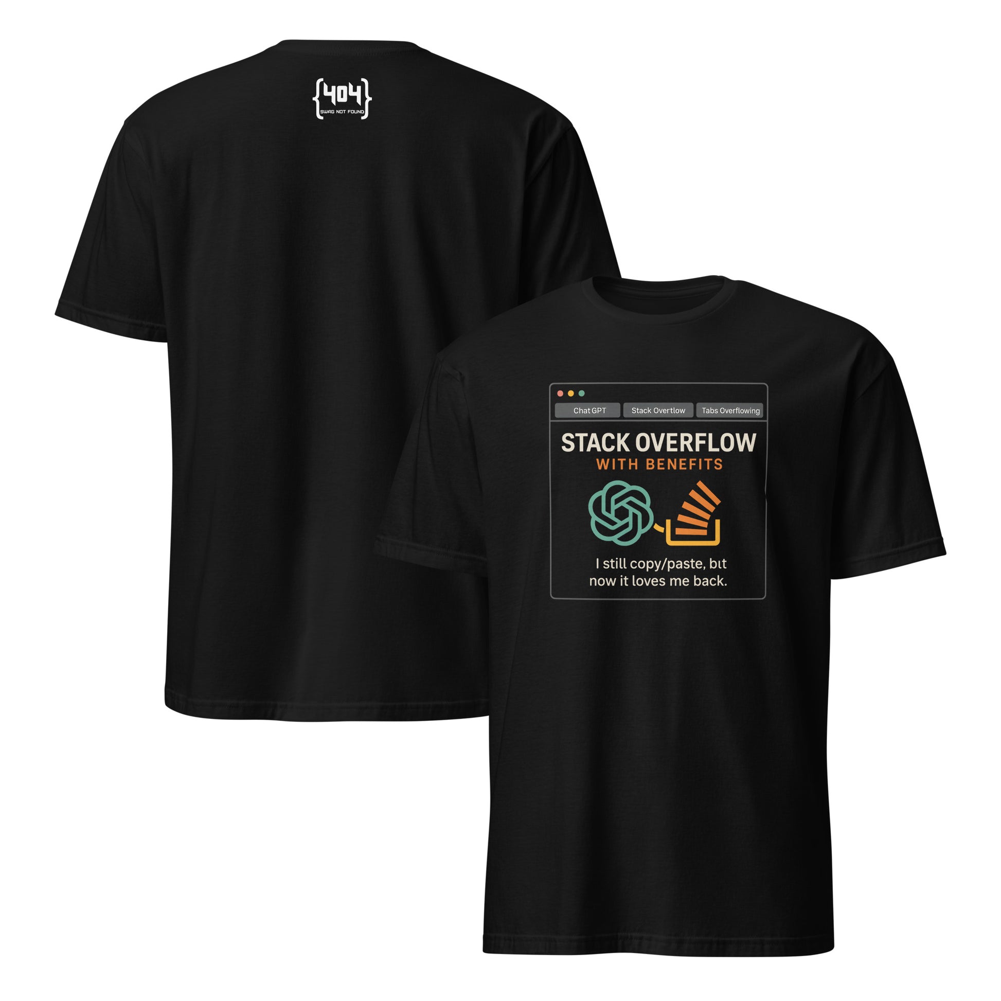 Stack Overflow with Benefits - 404 Swag Not Found 