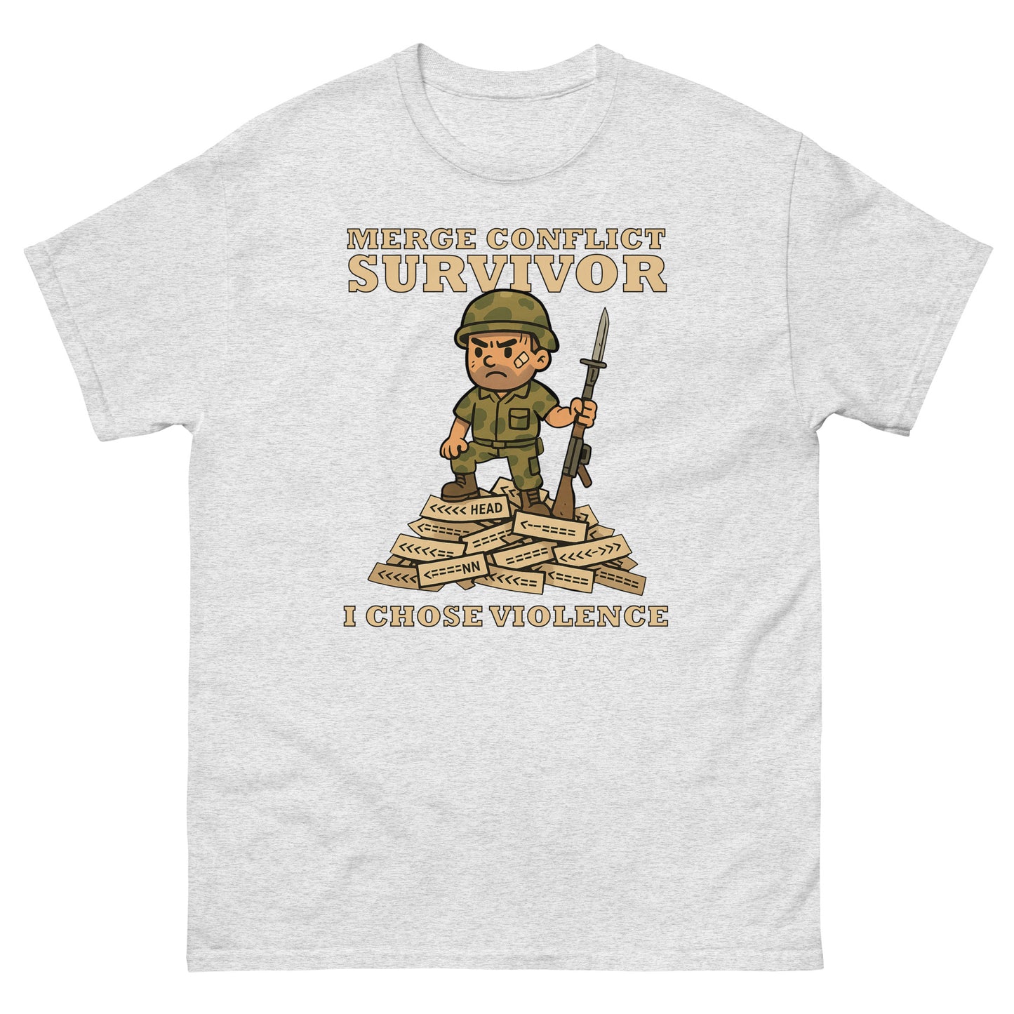 Merge Conflict Survivor - 404 Swag Not Found 