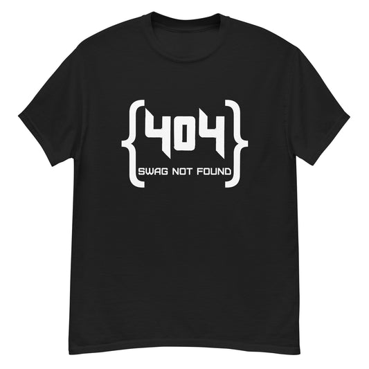 404 Swag Not Found Tee – Classic Cotton Geekwear - 404 Swag Not Found 