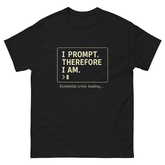 I Prompt. Therefore I Am - 404 Swag Not Found 