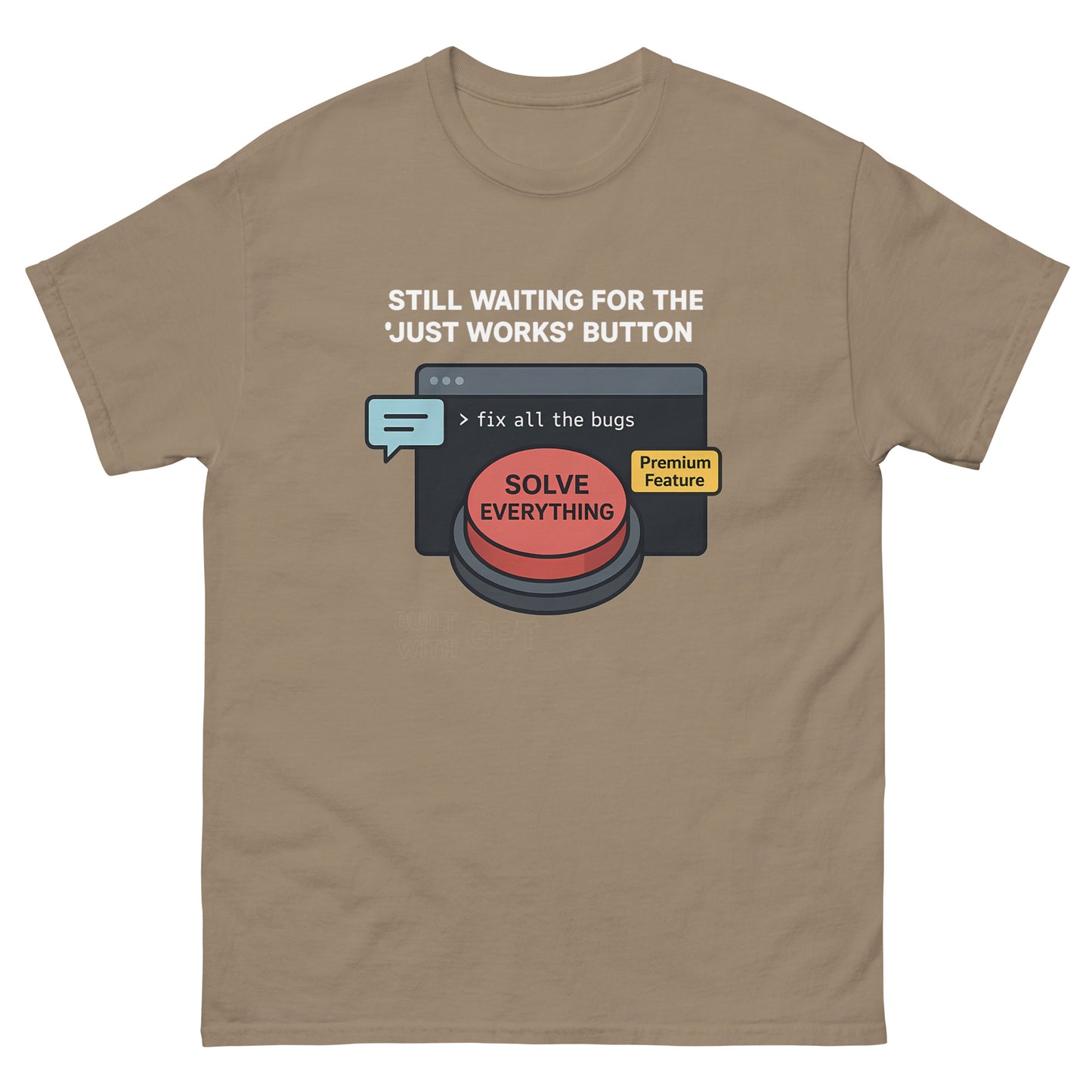 Just Works Button - 404 Swag Not Found 
