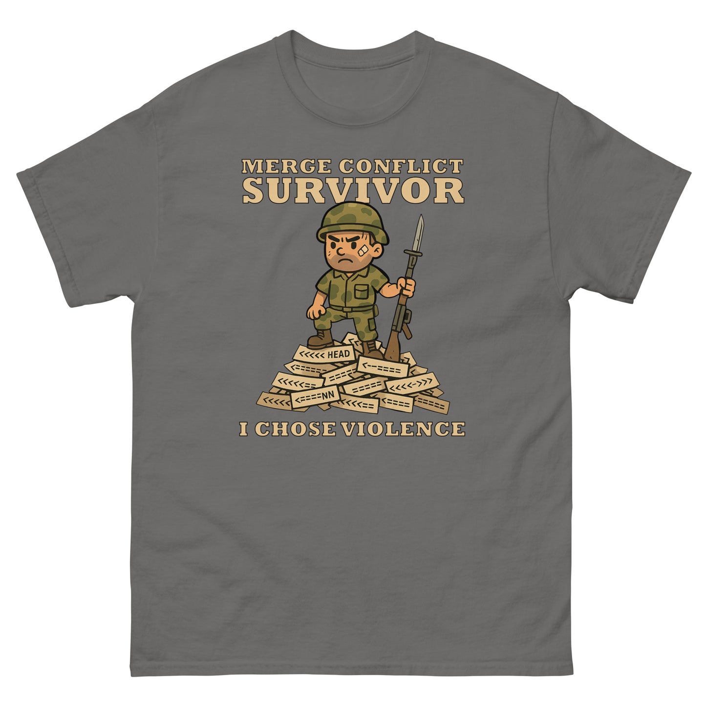 Merge Conflict Survivor - 404 Swag Not Found 