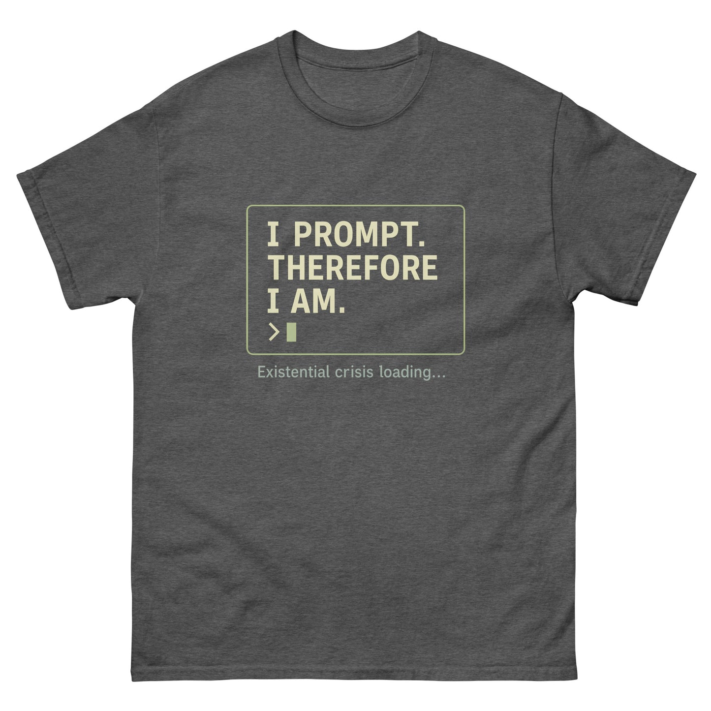 I Prompt. Therefore I Am - 404 Swag Not Found 