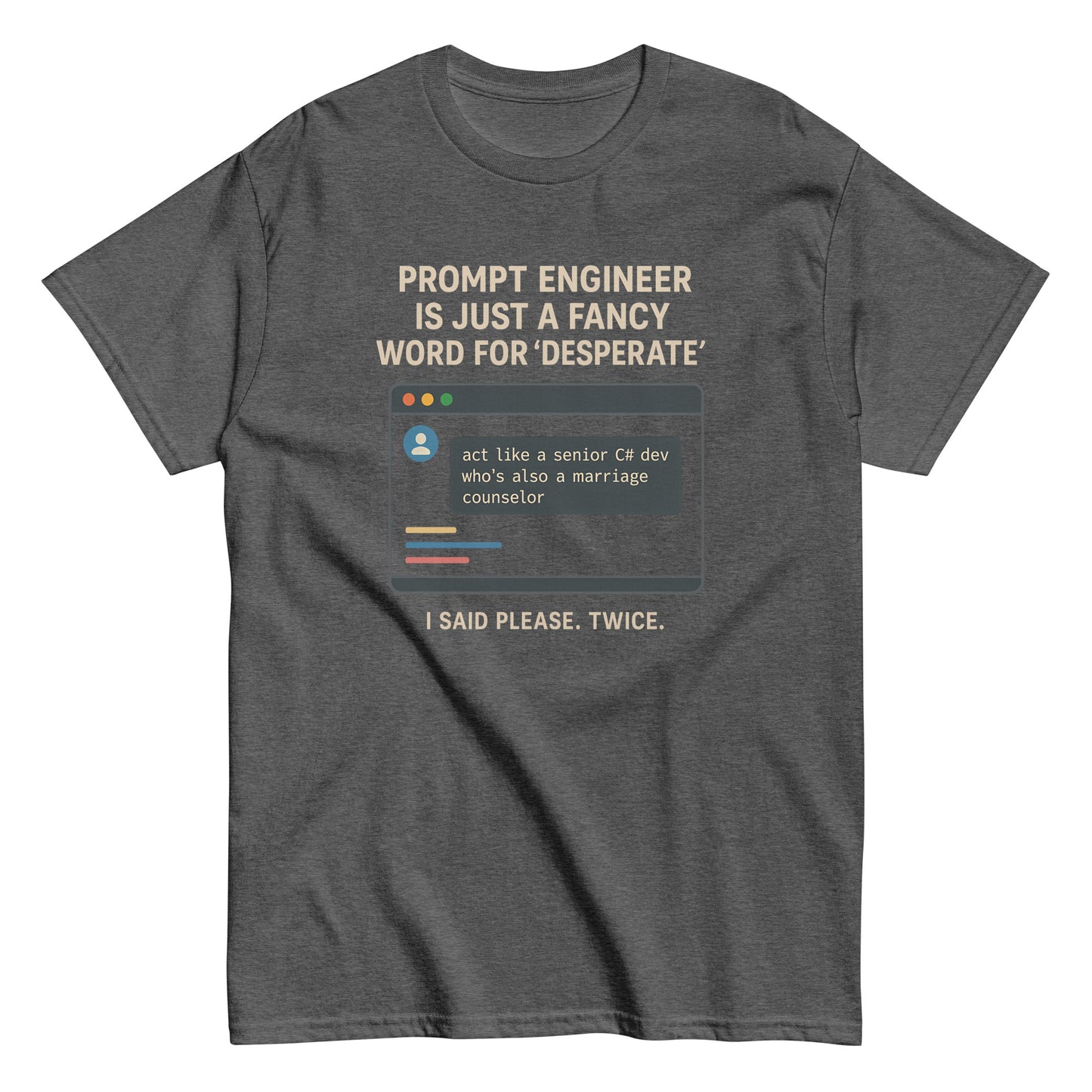 Prompt Engineer is Just a Fancy Word for 'Desperate' - 404 Swag Not Found 