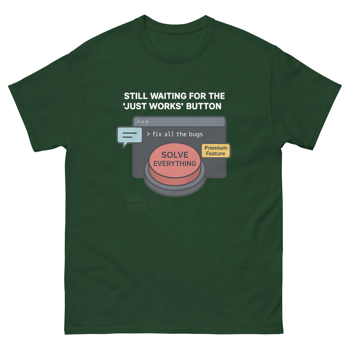 Just Works Button - 404 Swag Not Found 