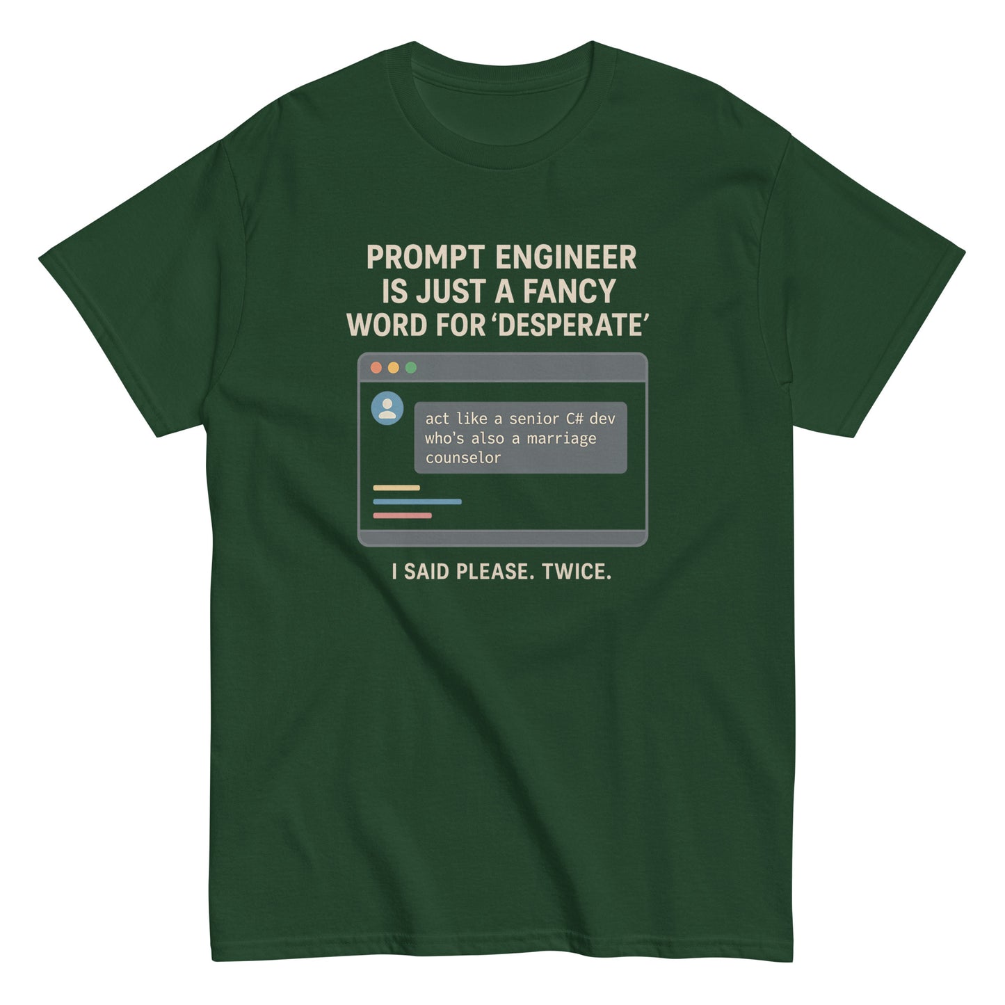 Prompt Engineer is Just a Fancy Word for 'Desperate' - 404 Swag Not Found 