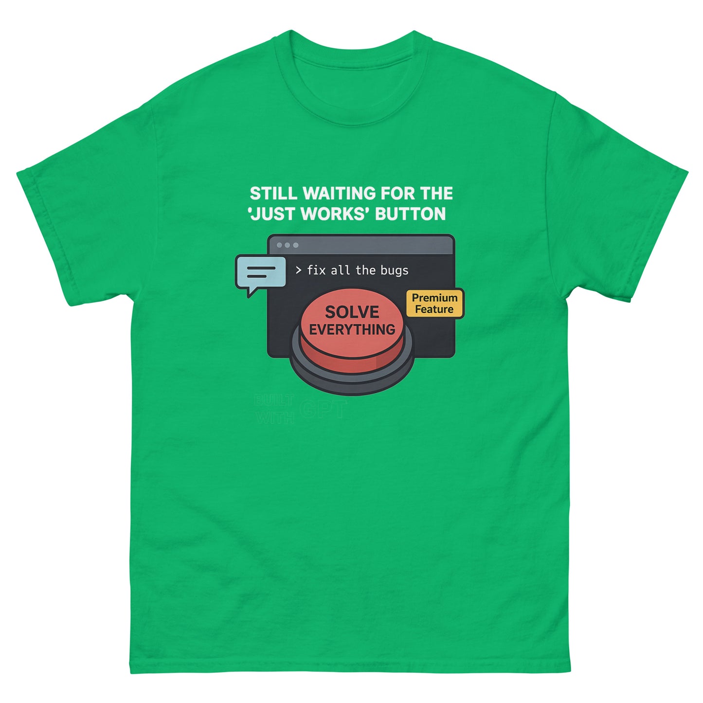 Just Works Button - 404 Swag Not Found 