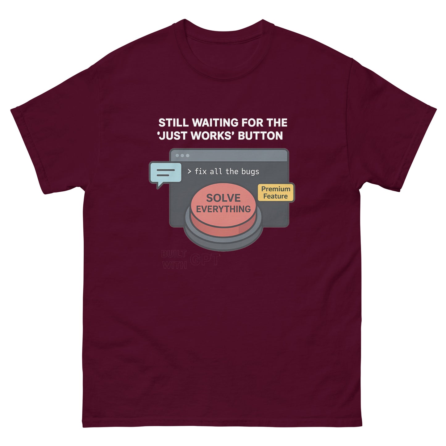Just Works Button - 404 Swag Not Found 