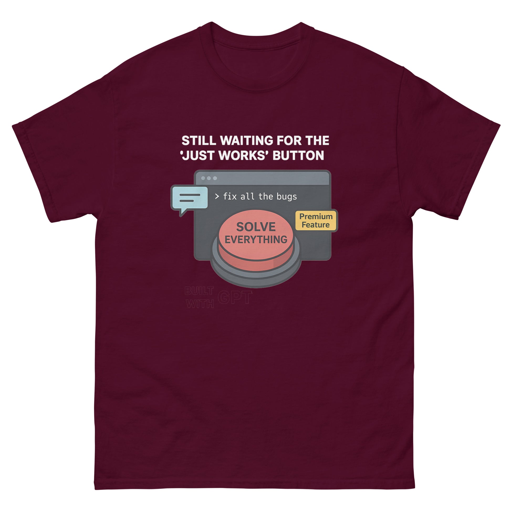Just Works Button - 404 Swag Not Found 