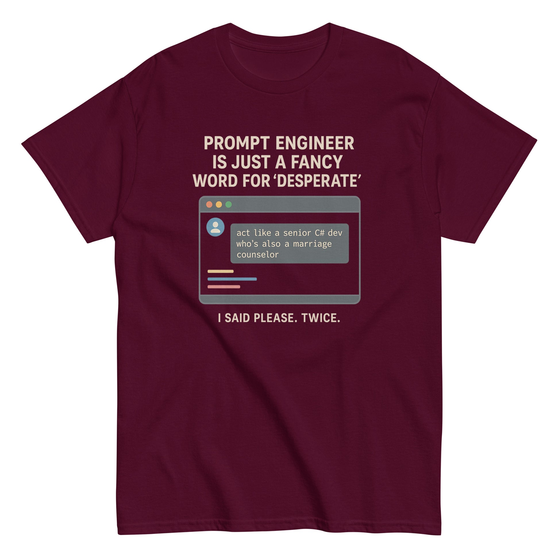 Prompt Engineer is Just a Fancy Word for 'Desperate' - 404 Swag Not Found 
