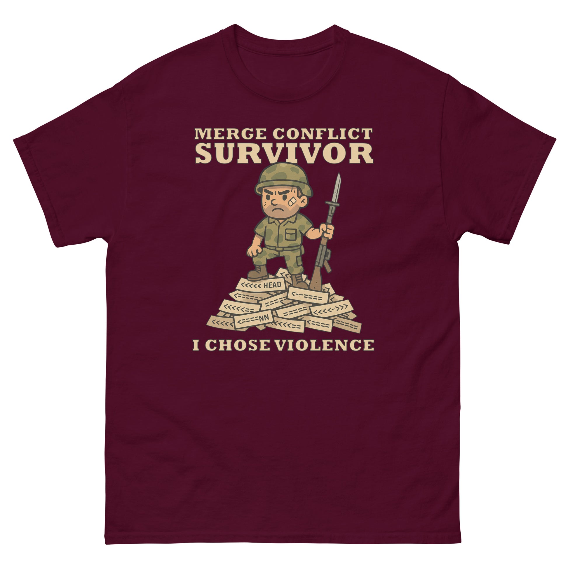 Merge Conflict Survivor - 404 Swag Not Found 