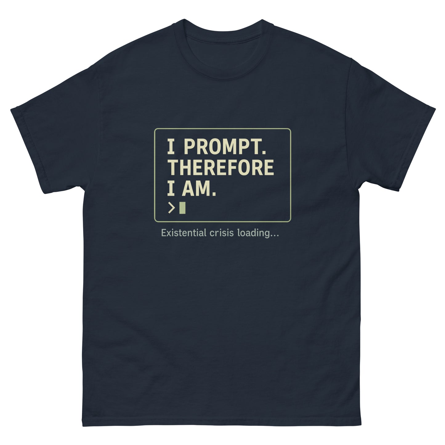 I Prompt. Therefore I Am - 404 Swag Not Found 