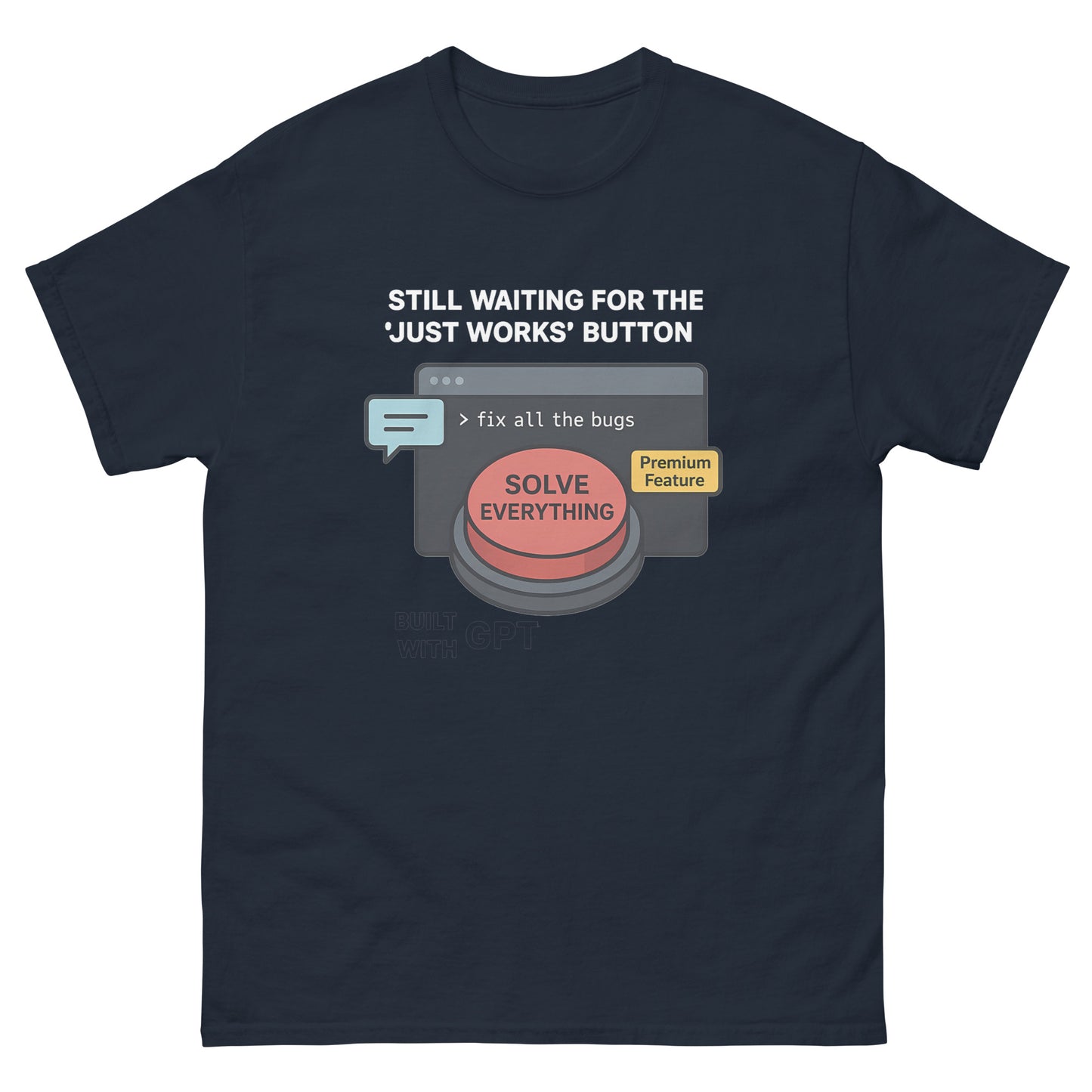Just Works Button - 404 Swag Not Found 