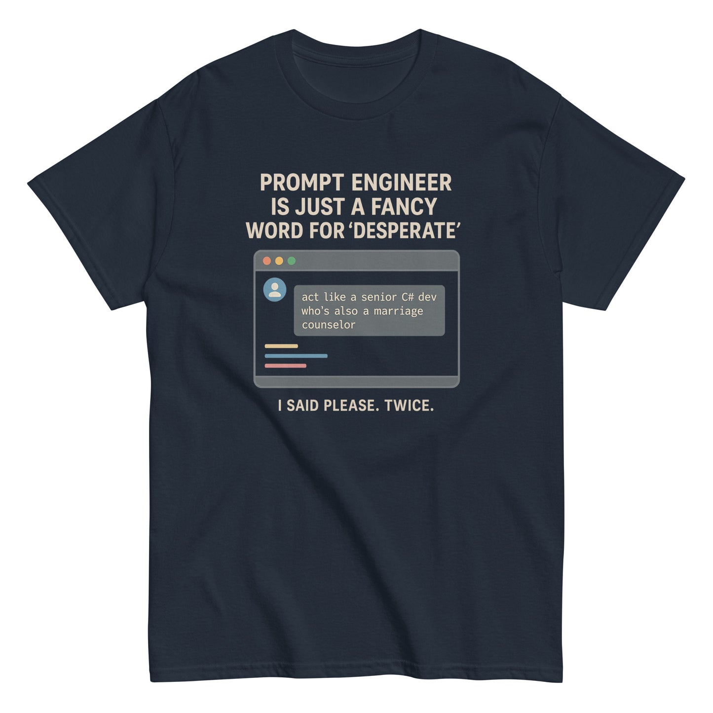 Prompt Engineer is Just a Fancy Word for 'Desperate' - 404 Swag Not Found 