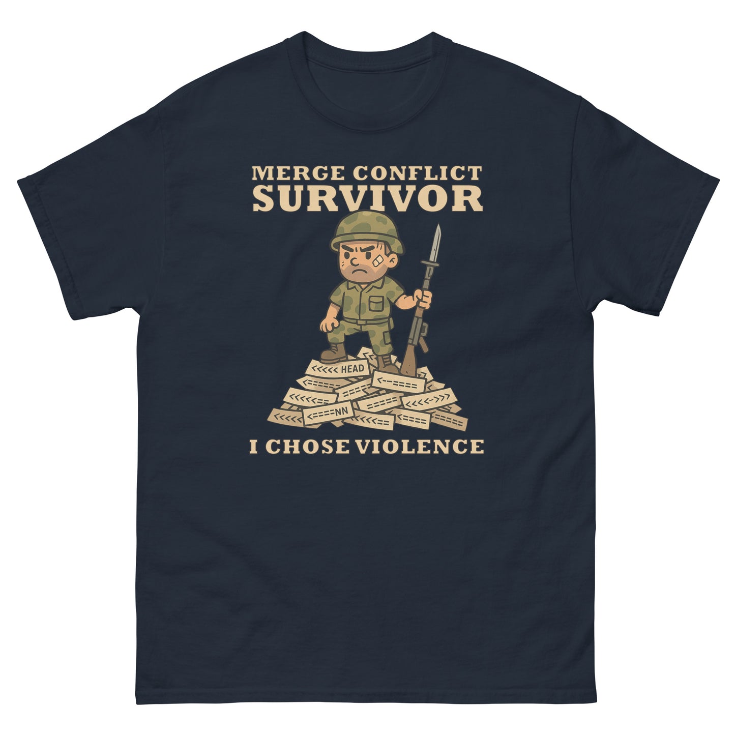 Merge Conflict Survivor - 404 Swag Not Found 