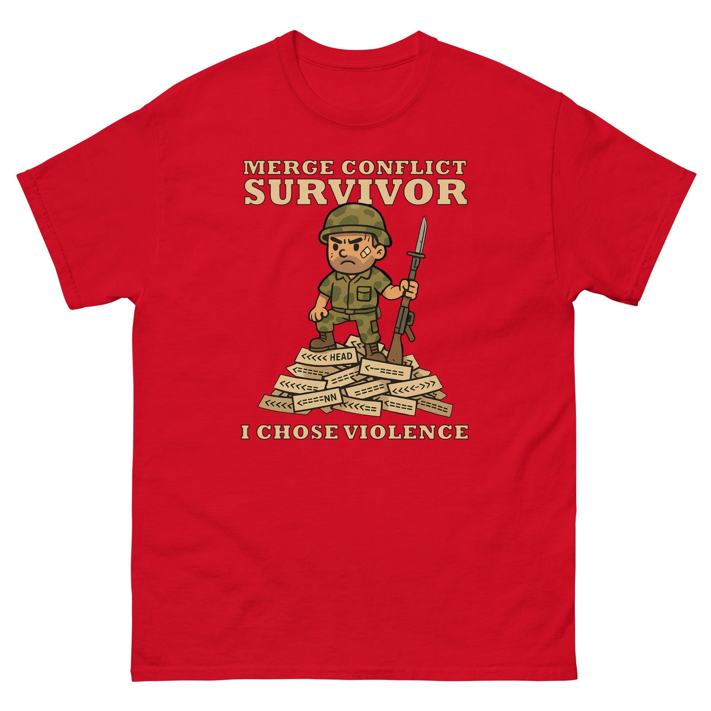 Merge Conflict Survivor - 404 Swag Not Found 