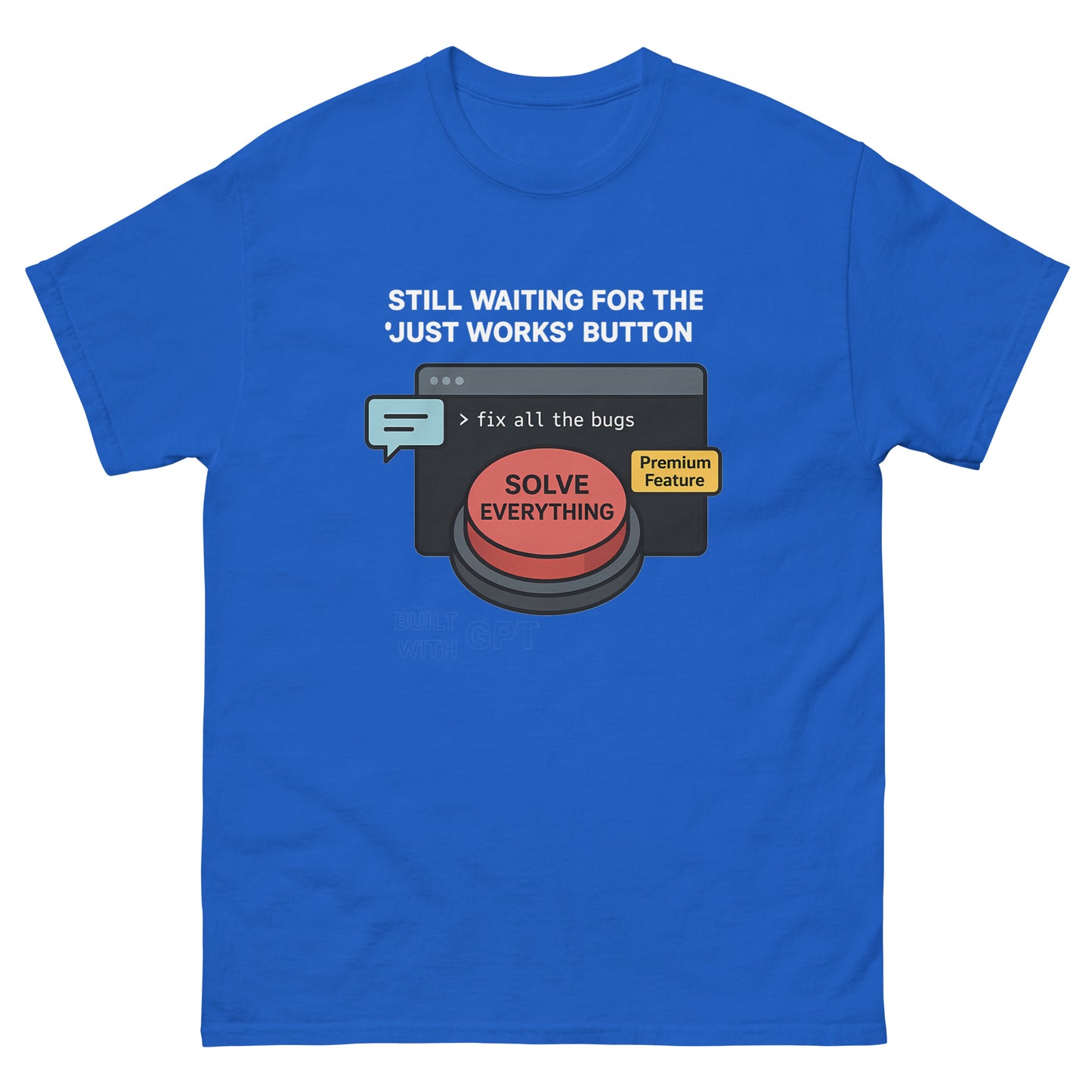 Just Works Button - 404 Swag Not Found 
