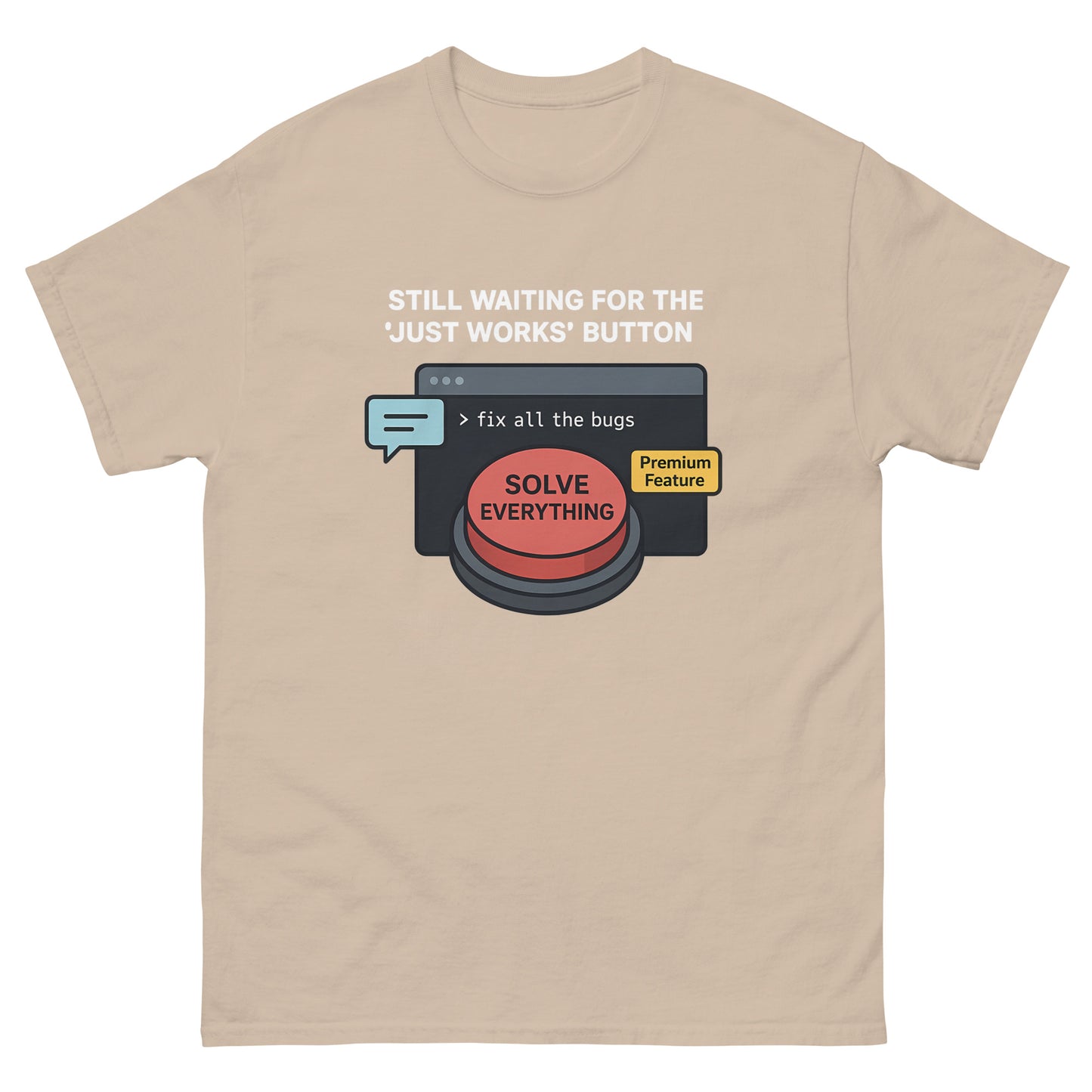 Just Works Button - 404 Swag Not Found 