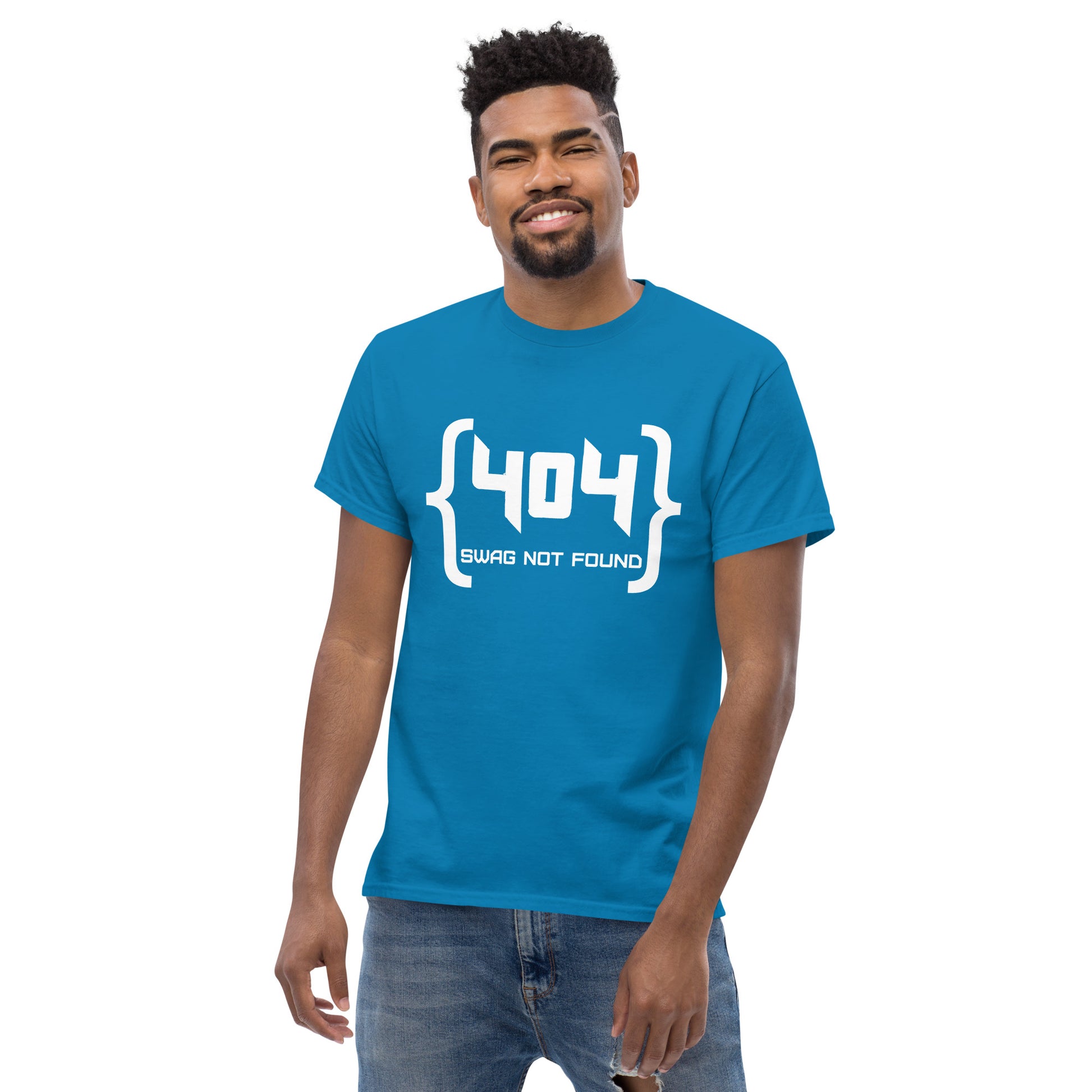 404 Swag Not Found Tee – Classic Cotton Geekwear - 404 Swag Not Found 