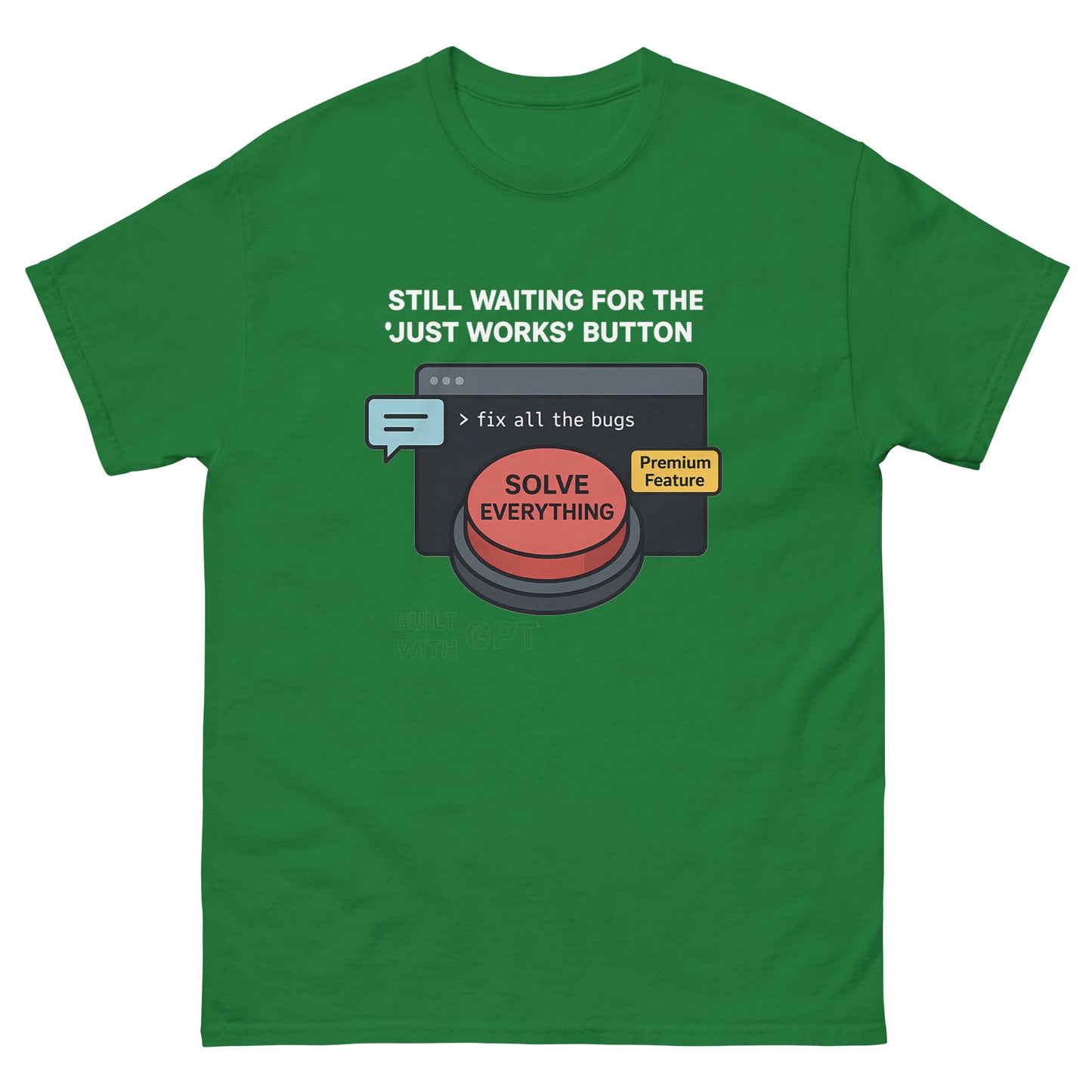 Just Works Button - 404 Swag Not Found 